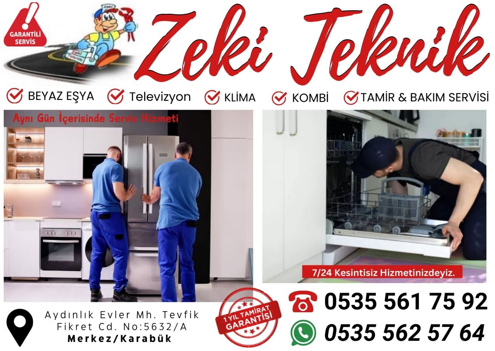 Karabük Beyaz Eşya Servisi
